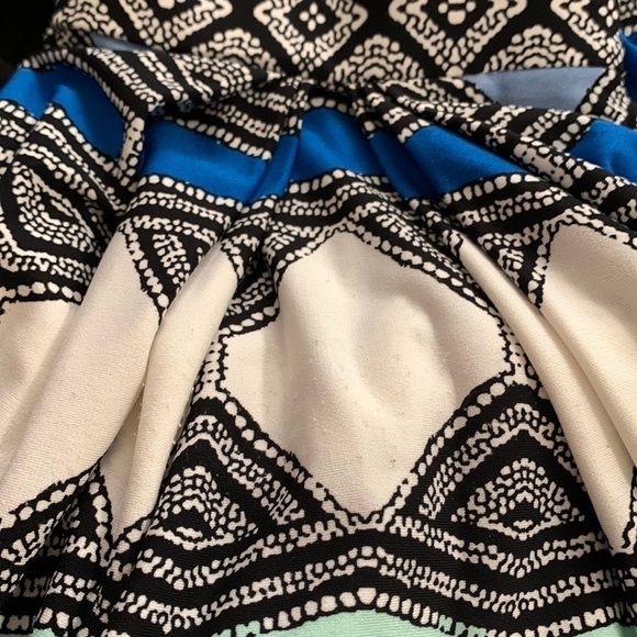 Donna Morgan Multicolored Sleeveless Slit Dress Size 16 - Picture 17 of 17